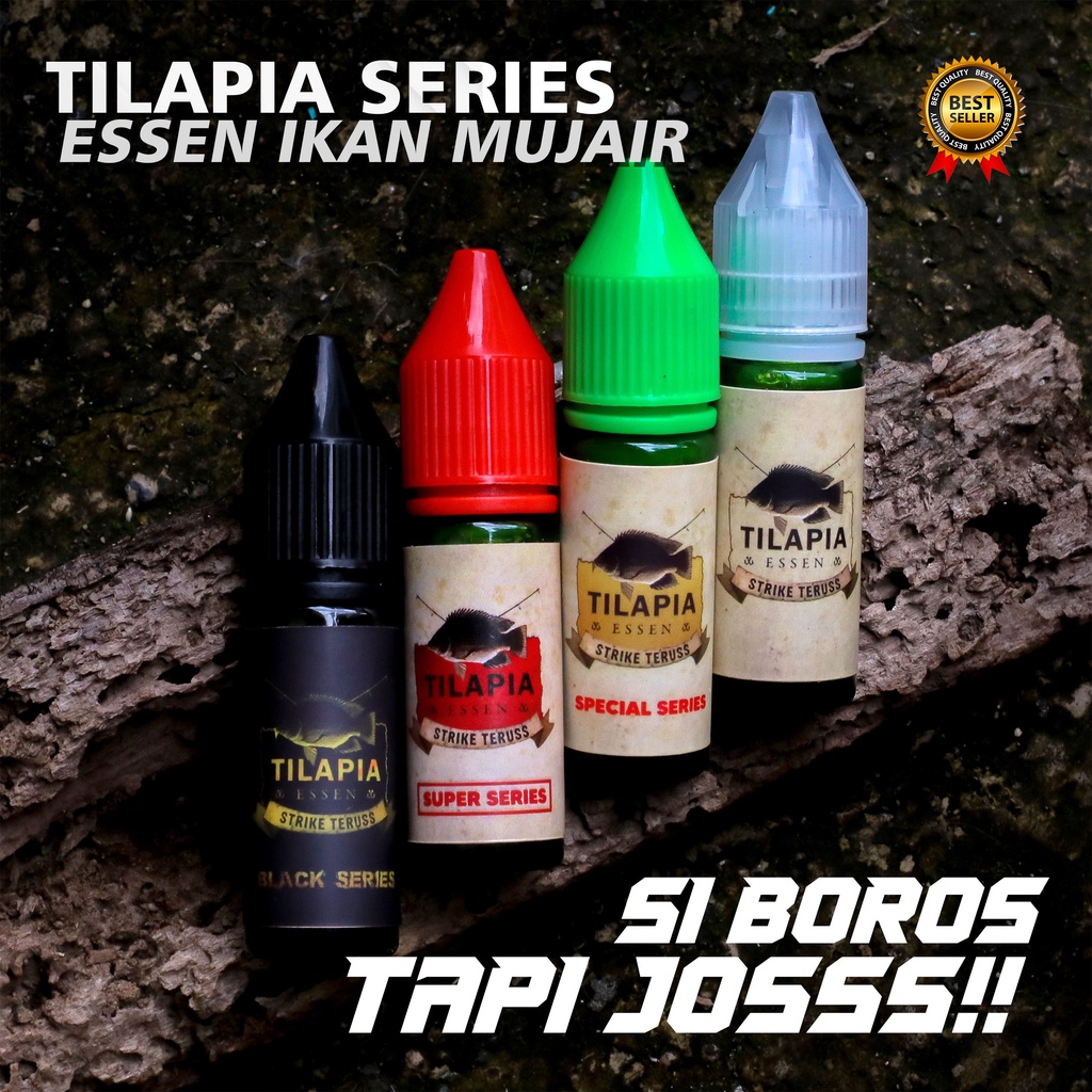 PROMO BLACK SERIES ESSEN TILAPIA UMPAN IKAN NILA JAER MUJAER WALANG GARLIK