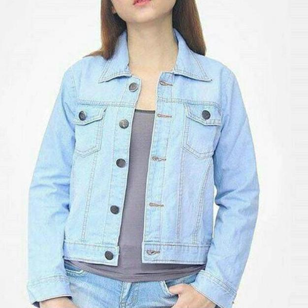 [ART. 9283 Jaket Levis Wanita Kekinian Jaket Levis Wanita Murah Mirata Jaket Levis Cewek Bahan Jeanw