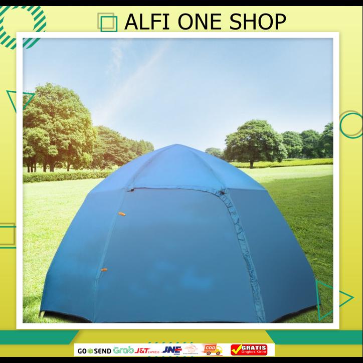 TENDA CAMPING OTOMATIS - ORANG DOUBLE LAYER  TENDA CAMPING OTOMATIS 6-7 ORANG DOUBLE LAYER 06 BEST Q