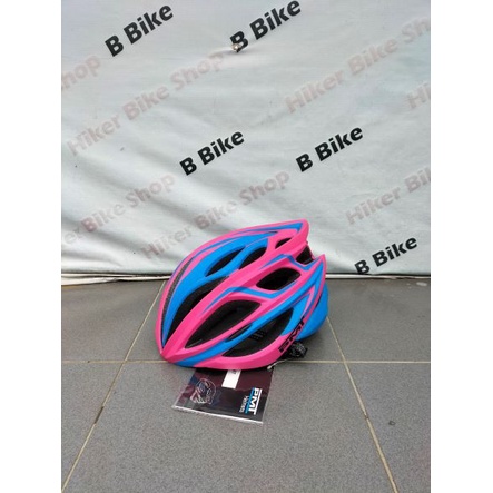 Helm Sepeda PMT M-12 Size L Warna pink biru