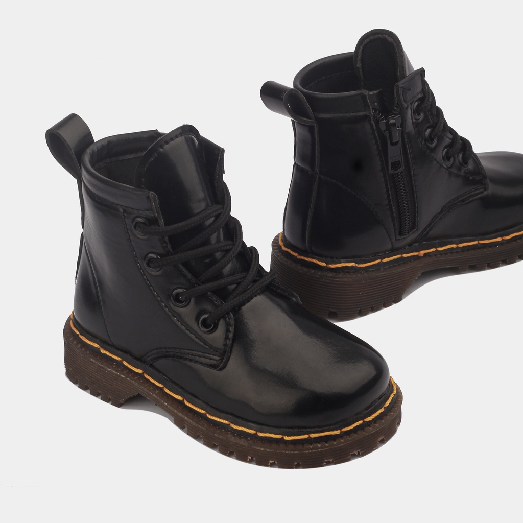 DA 001 | Sepatu Boots Anak Casual Hitam | Dokmart Hitam High Casual Kids Original | FORIND x TERRAFORMA