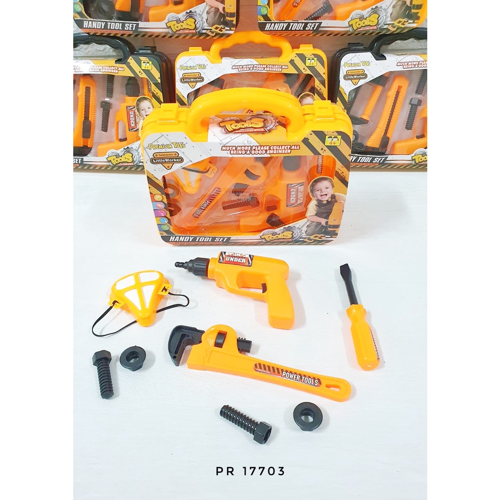 Mainan Anak Tool Box Tools Set Mainan Edukasi Anak Tools Koper Mika