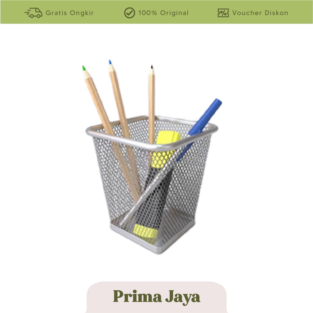 

PrimaJaya DRONJONS Tempat Pulpen warna putih/ Tempat Pensil/ Wadah Pulpen/Tempat alat tulis, organizer baja DR1425442 IKEA