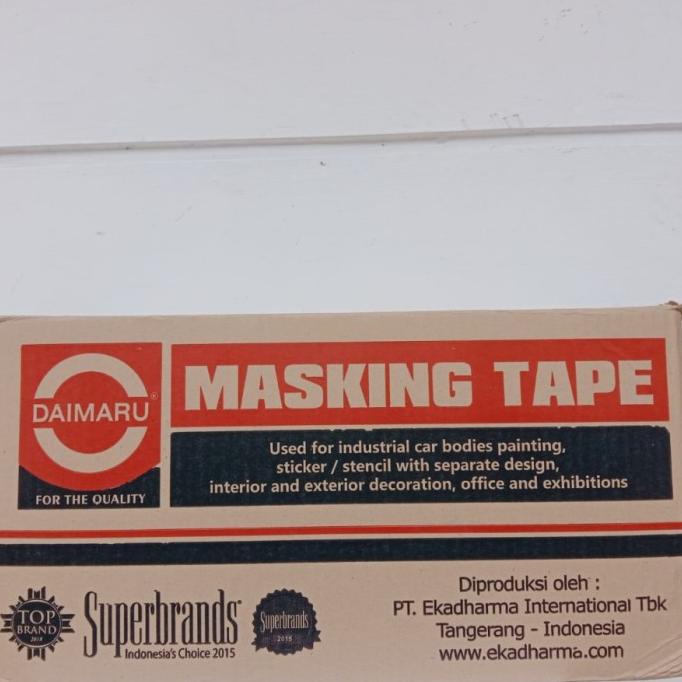 

(Reguler Only) Original Lakban Kertas 1Dus Daimaru 24mm X 21m "TERBAIK