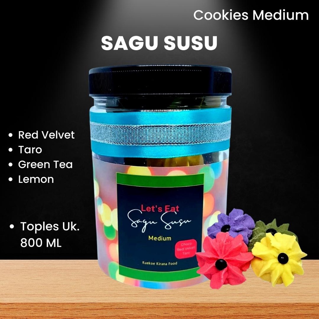 

Sagu Susu Lumer Red Velvet, Taro, Green Tea, Lemon