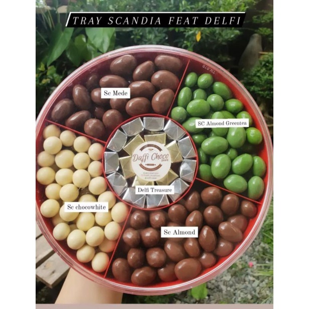 

Tray Cokelat Delfi & Scandia, Tray Coklat Premium, Paket Cokelat