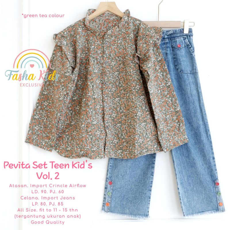 pevita set teen kids by fasha kids