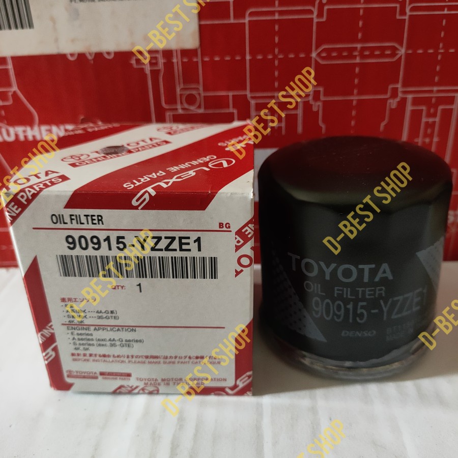 Filter oli Toyota YZZE1 =  soluna Corolla Altis Vios Alphard camry Yaris etios