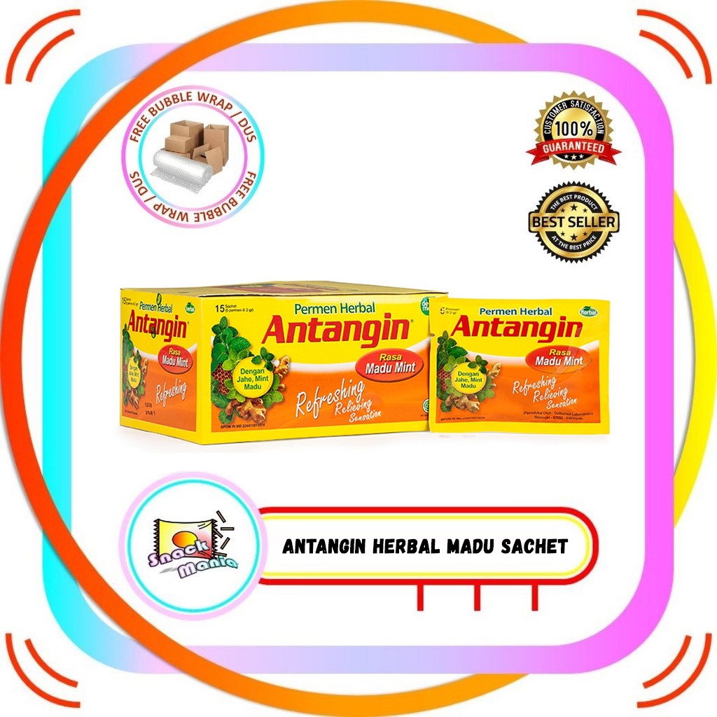 

Antangin Permen Herbal Madu Mint 10 gr 1 Sachet