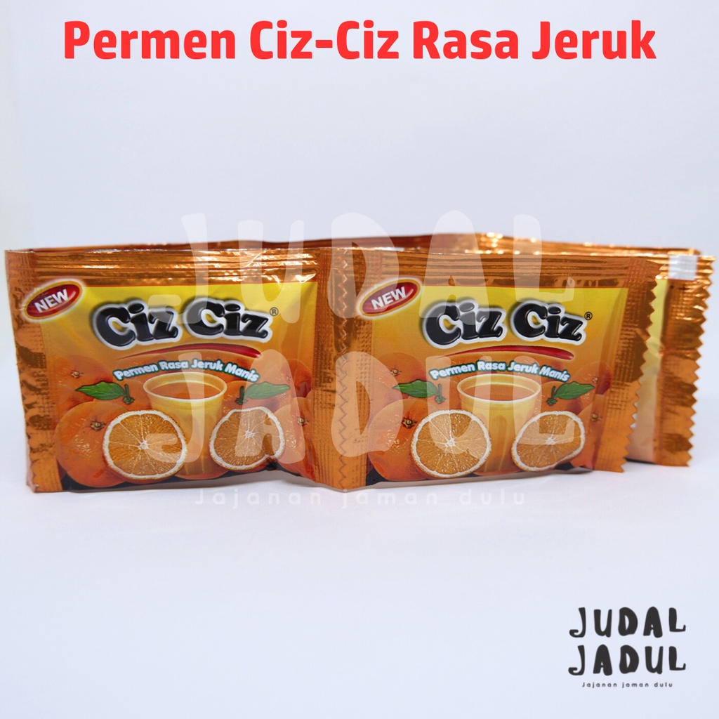 

Permen ciz ciz / permen ciz ciz rasa jeruk ( 1 renceng Isi 10 Pcs ) By JudalJadul