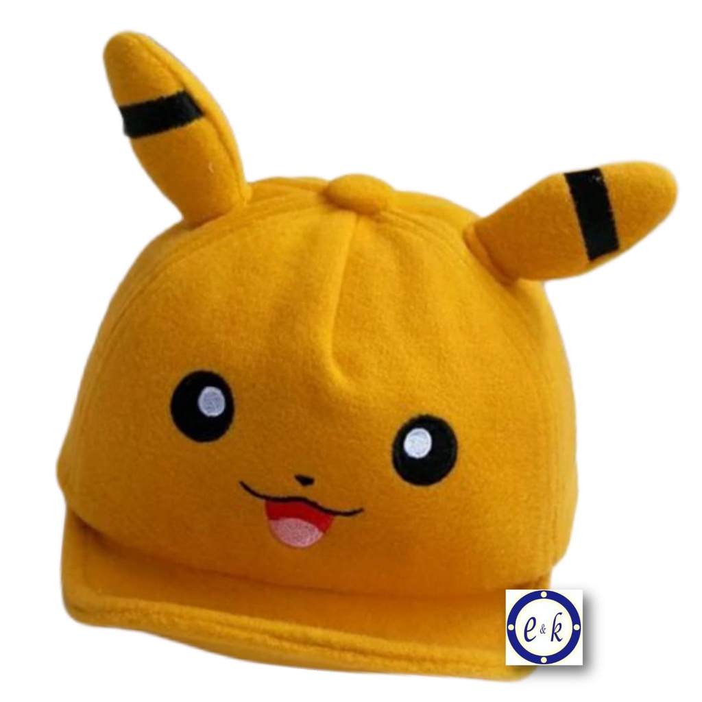 Topi Bayi Karakter Pikacu Topi pikachu Topi Anak Pikacu Lucu