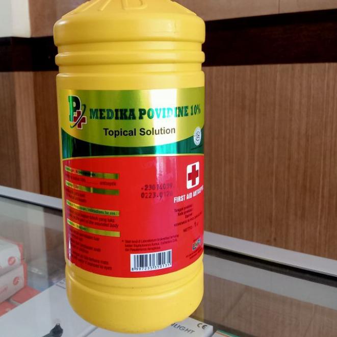 ➥ Medika Iodine Povidone /POVIDONE IODINE 1000ML ♞