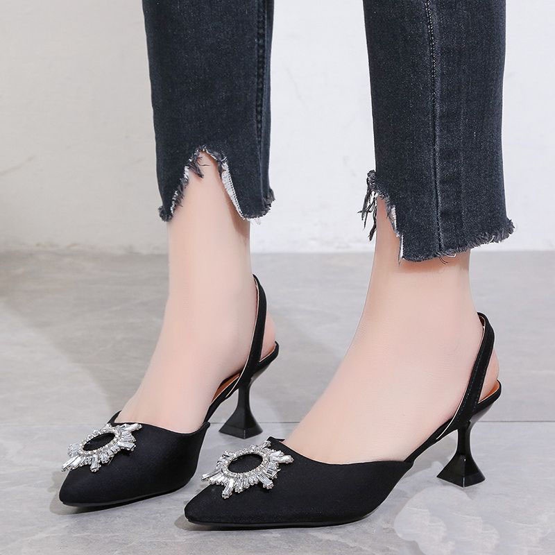 RYX - Diva Diamond Sepatu Heels Hak Tinggi Slip-On Wanita Fashion Pesta / Jalan Jalan - Import Ori