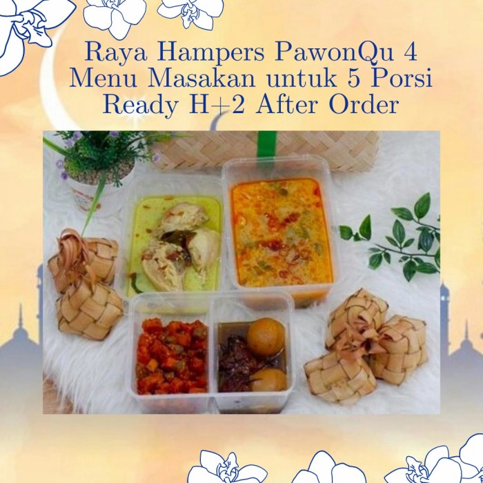 

Hampers Raya Hampers Masakan Lebaran Pawonqu Tanpa Semur