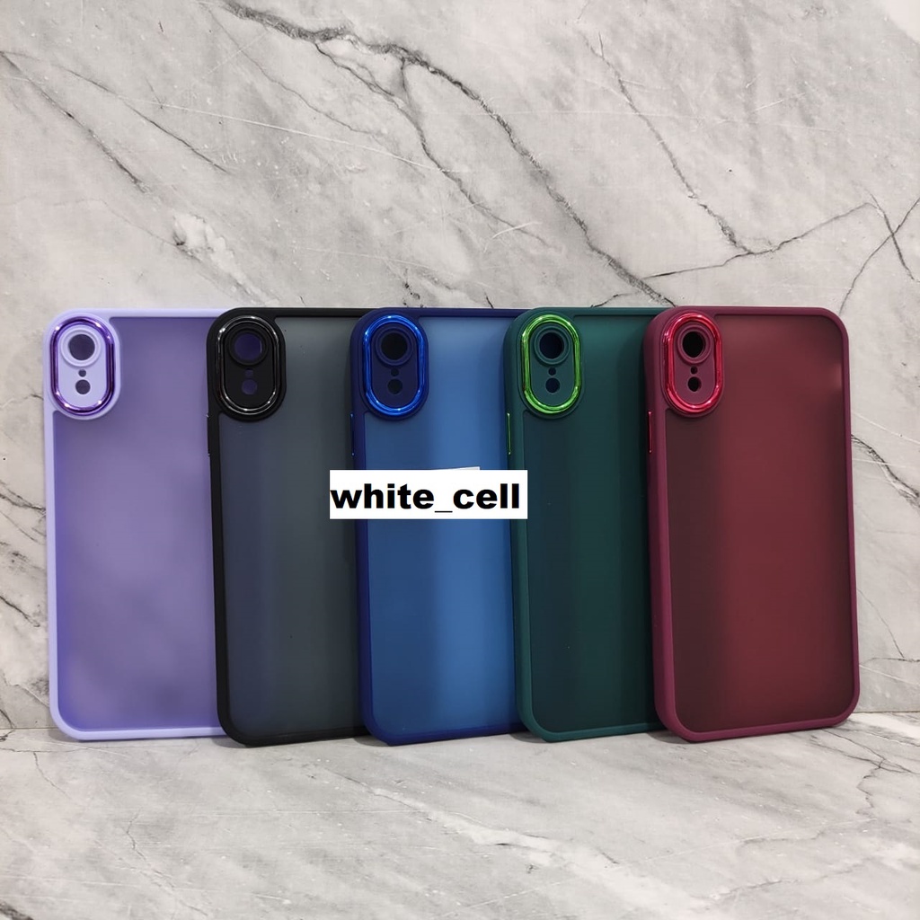 CASE DOVE HYBRID CHROME SOFT CASE FOR IP X IP XS IP XS MAX IP XR WHITE_CELL