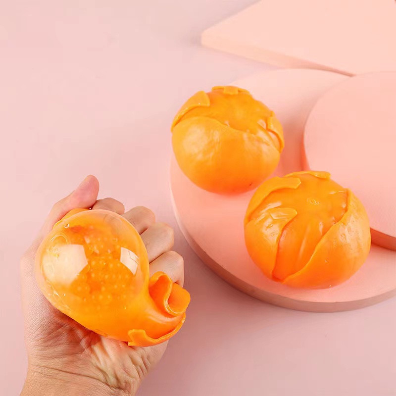 Mainan Orange Pop It Squishy Karakter Karet Silikon/Mainan Orange/ Mainan Orange / Mainan Karakter