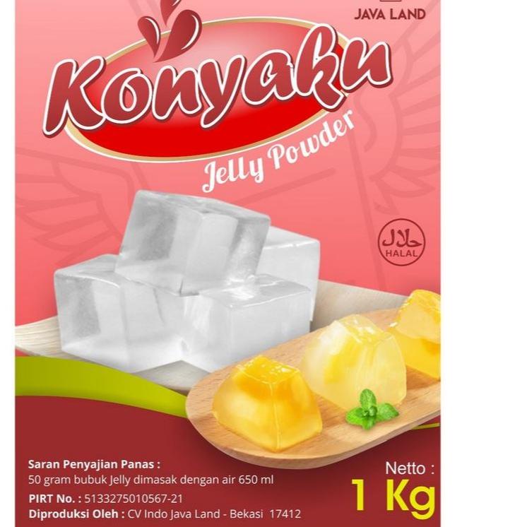 

☟ KONYAKU JELLY 1KG Seperti Nutrijel Bening Ekonomis ➨
