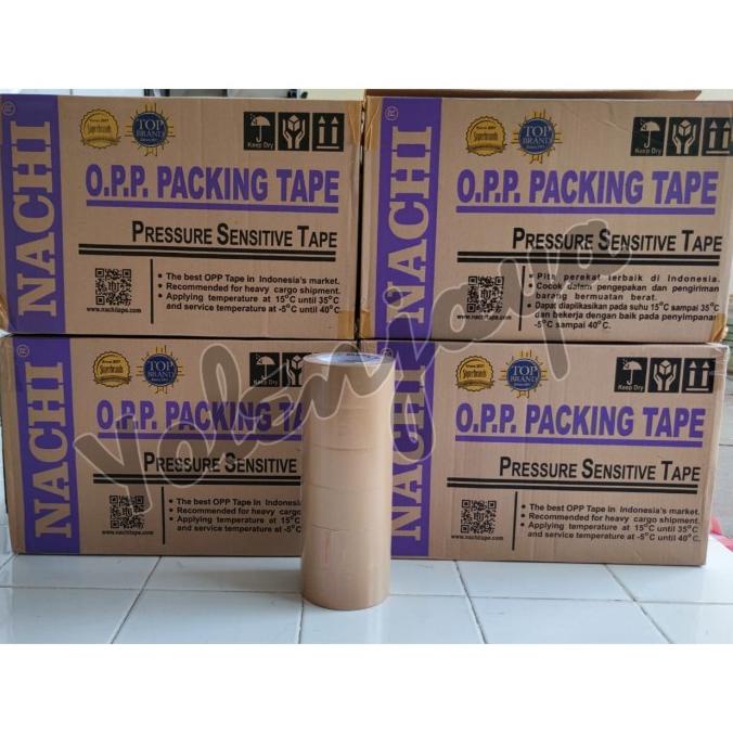 

Nachitape lakban opp tape / lakban / selotip 48mm x 100 yard isi 1 Dus HARGA DISKON