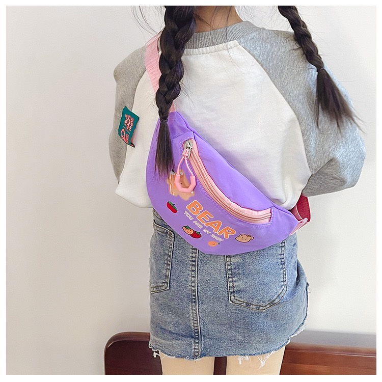 NAOMI - Lolita Cute Bag - Tas Anak Import Model Korea Sling Bag Anak - cross bag - tas selempang sinjia - tas angpao Perempuan Kids Bag Girls Tas Karakter Kanvas Cantik Cute bag waist bag tas pinggang anak