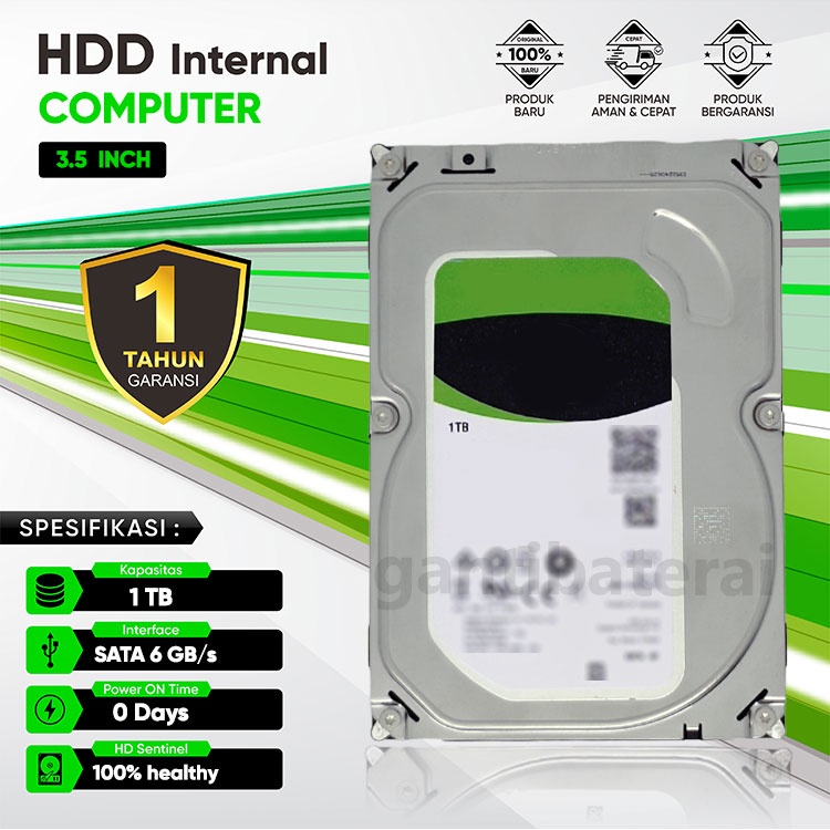 HDD Harddisk Internal PC Komputer CCTV 1TB SATA New