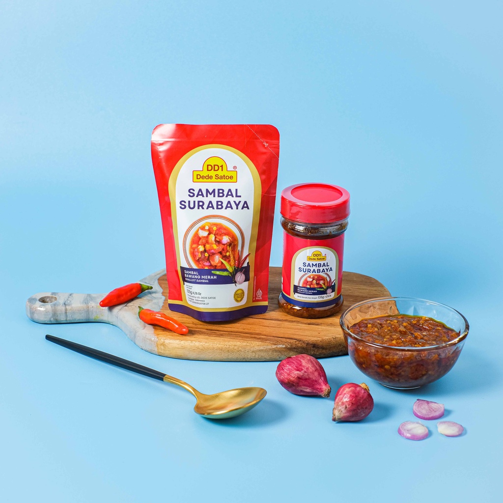 

Sambal Surabaya Extra Pedas Pouch Dede Satoe