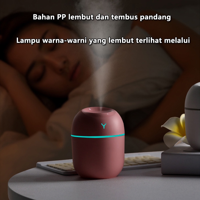 TGM - Humidifier Udara Purifier Diffuser Mobil Purifier Usb 220Ml Air Diffuser Portable Pelembab Penjernih Udara Mini Air Purifier