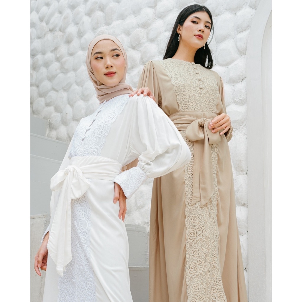 Myrubylicious ZEHRA MAXI DRESS  | DRESS | DRESS WANIRA | DRESS BROCADE | BAJU MUSLIMAH