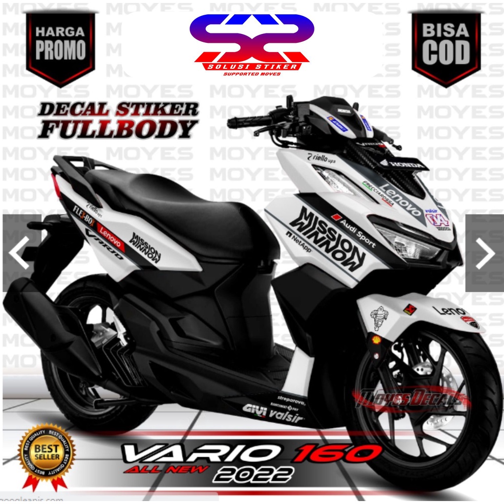 Decal sticker Honda Vario 160 New ABS/NON ABS fullbody Dekal Stiker Motor Honda Vario 160 decal stik
