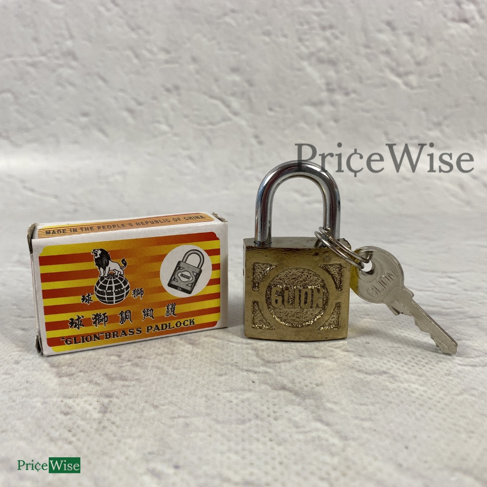 Gembok Kuningan 30 mm Glion / Brass Padlock