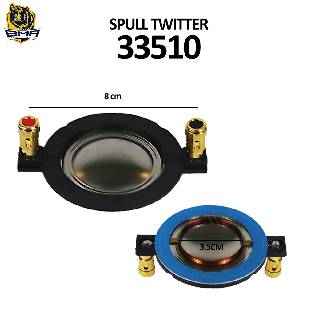 Spull Tweeter BMA D3 Universal 33510 Spul Twiter BMA 34.4 Spool Tweeter Twiter Driver BMA D3 Univers