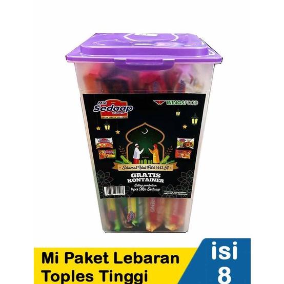 

SEDAAP MIE PAKET LEBARAN TOPLES TINGGI 8'S .