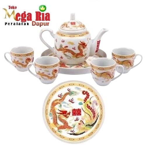 Wedding Tea Set Tea Pai Teh Pernikahan Keramik Porselen
