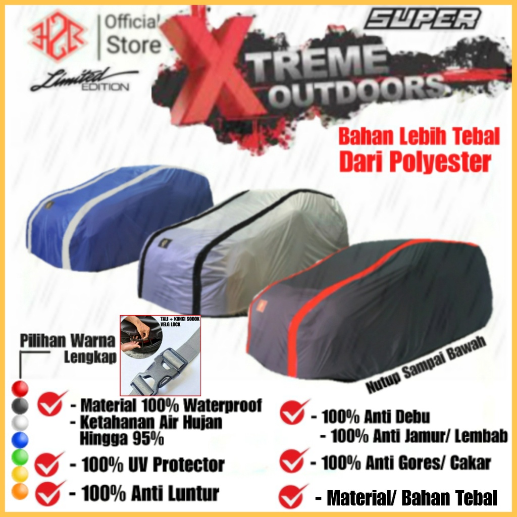 Cover Mobil Waterproof/ Cover Mobil Bahan Tebal 2 Layer/ Cover Mobil Outdoor/ Cover Mobil Jazz/ Cover Mobil Brio/ Cover Mobil Yaris/ Cover Mobil Agya/ Cover Mobil Ayla/ Cover Mobil Karimun/ Cover Mobil Picanto/ Cover Mobil Ignis/ Cover Mobil Mazda2 dll