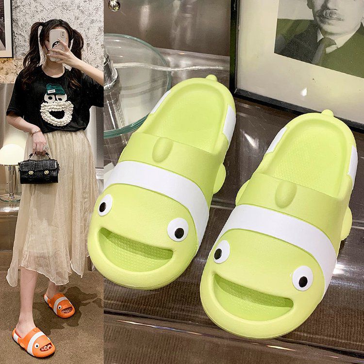 Sandal jelly wanita import terbaru 2022 sandal santai murah untuk wanita Soft Slipper Anti Slip Elastic Empuk PVC sol tebal / Sandal Wanita Jelly Karet Outdoor NEMO