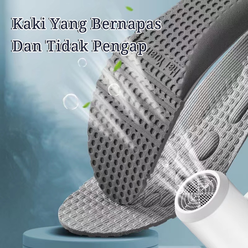 Komin Sol Sepatu Wanita Sisipan Pijat Sol Super Lembut Empuk Light Bantalan Olahraga Elastis Size 36-45