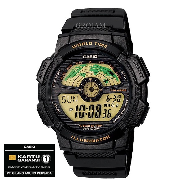 CASIO AE 1100W AE-1100W ORIGINAL GARANSI RESMI