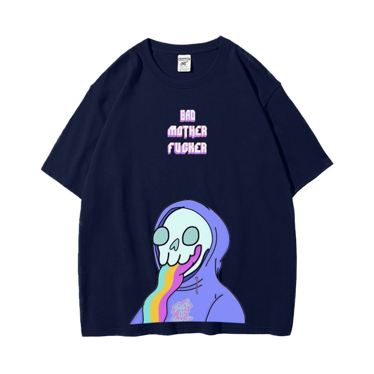 Mokokomo Kaos T-shirt BMF Alien Oversize Atasan Oversize Unisex