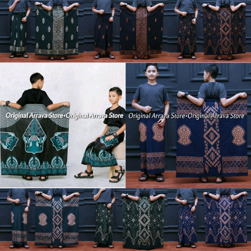 SARUNG KARAKTER ANAK LAKI LAKI SD DAN SMP MOTIF | WAYANG | NU | GUNUNGAN | MACAN | BECAK | VESPA  | 