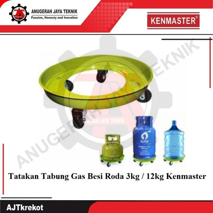 Terlaris Kenmaster Tatakan Galon Tabung Gas 3 12 Kg Bahan Besi Kaki Roda