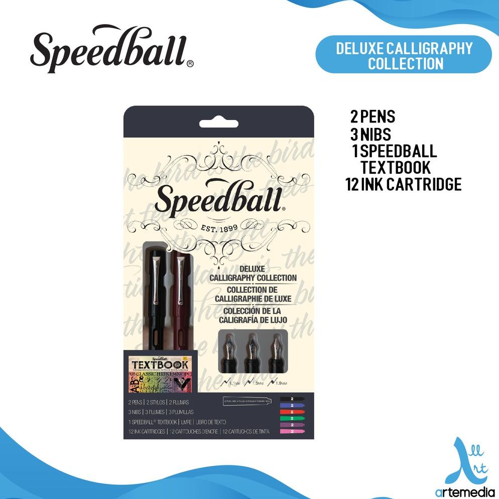 

Pena Kaligrafi Speedball Deluxe Calligraphy Fountain Pen Set