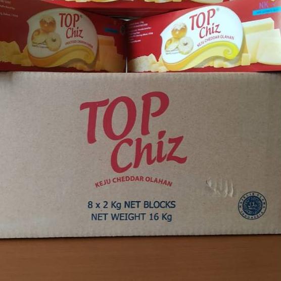 

➣ Keju Topchiz Cheddar 2kg Top Chiz ♘