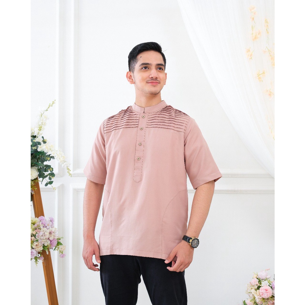 Faaz Kemko Dewasa - Kemeja Koko Dewasa Lengan Pendek Stylish by Riskirich