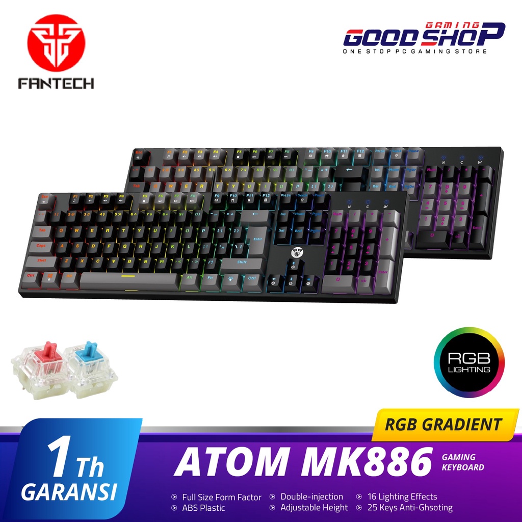 Fantech ATOM MK886 RGB Gaming Mechanical Keyboard Full Size