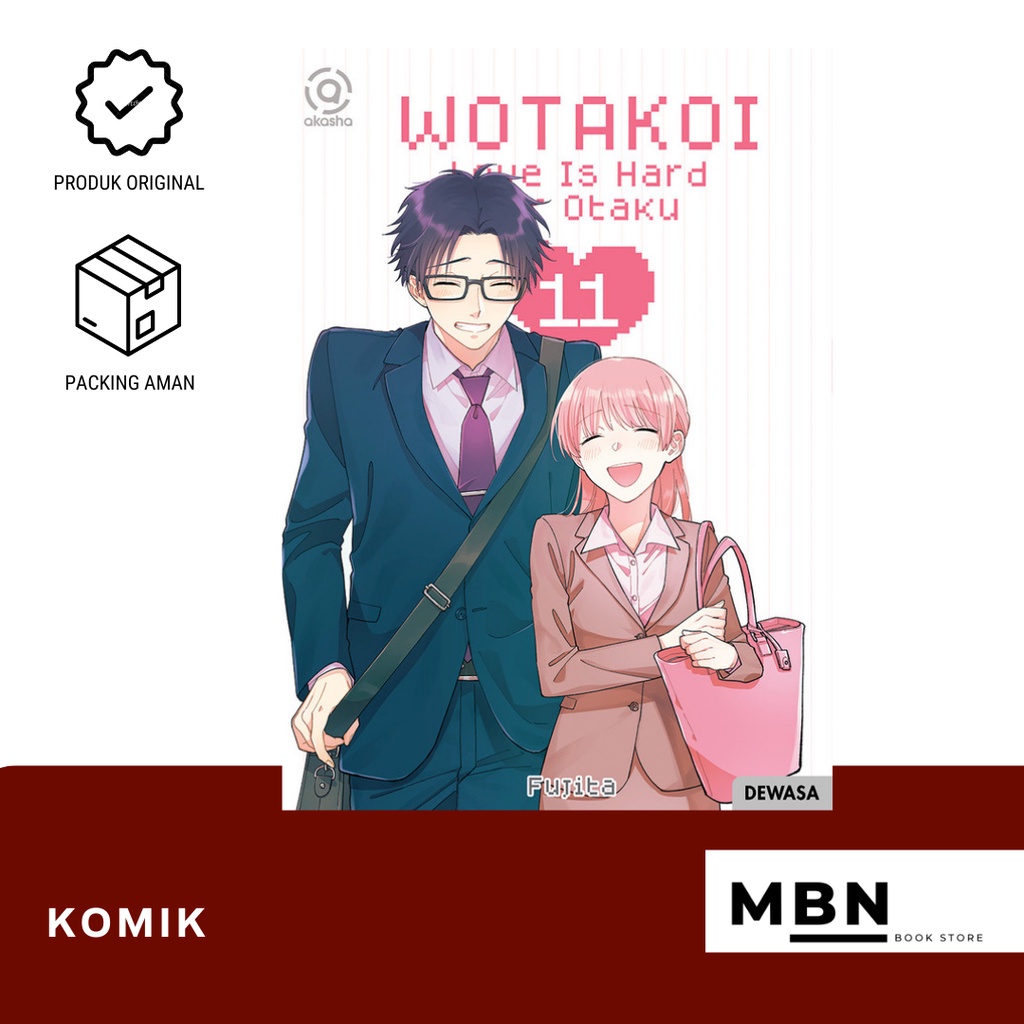 Komik seri AKASHA : Wotakoi : Love is Hard for Otaku VOL 11/10/9/8/7/6/5/4/3/2/1 ori