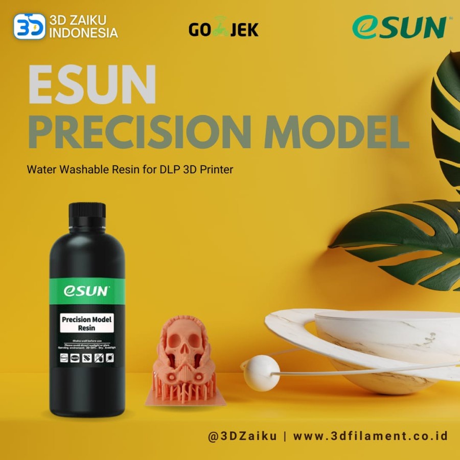 eSUN High Precision Model Water Washable Resin for DLP 3D Printer