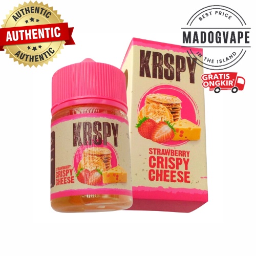 Liquid Krspy Strawberry Crispy Cheese 60ml | Krspy V2 Strawberry 60ml 3MG 6MG