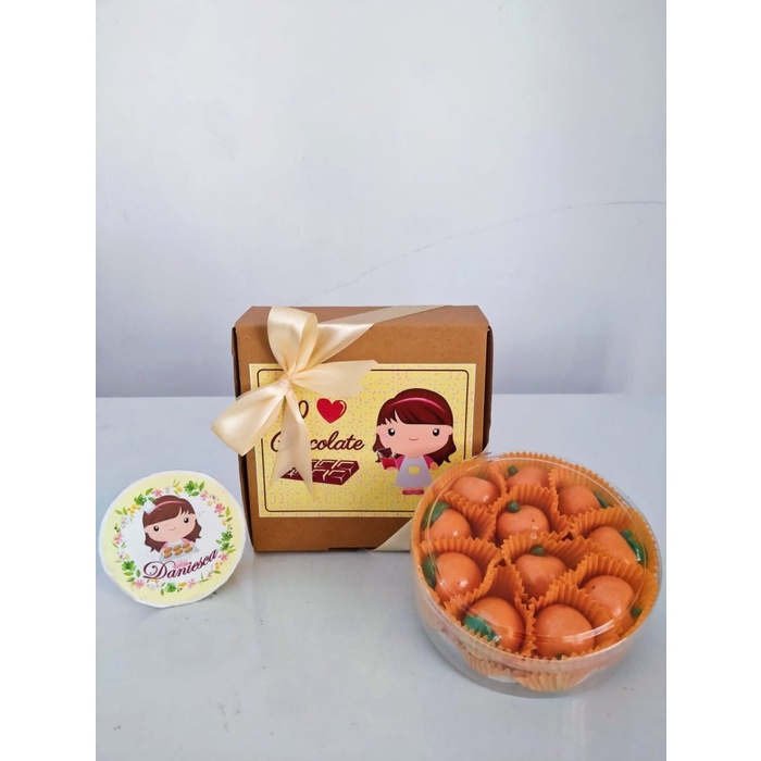 

.CTB Coklat Karakter Bentuk Fruits Nanas Jeruk Peach Lucu Unik Enak Halal (SCP)