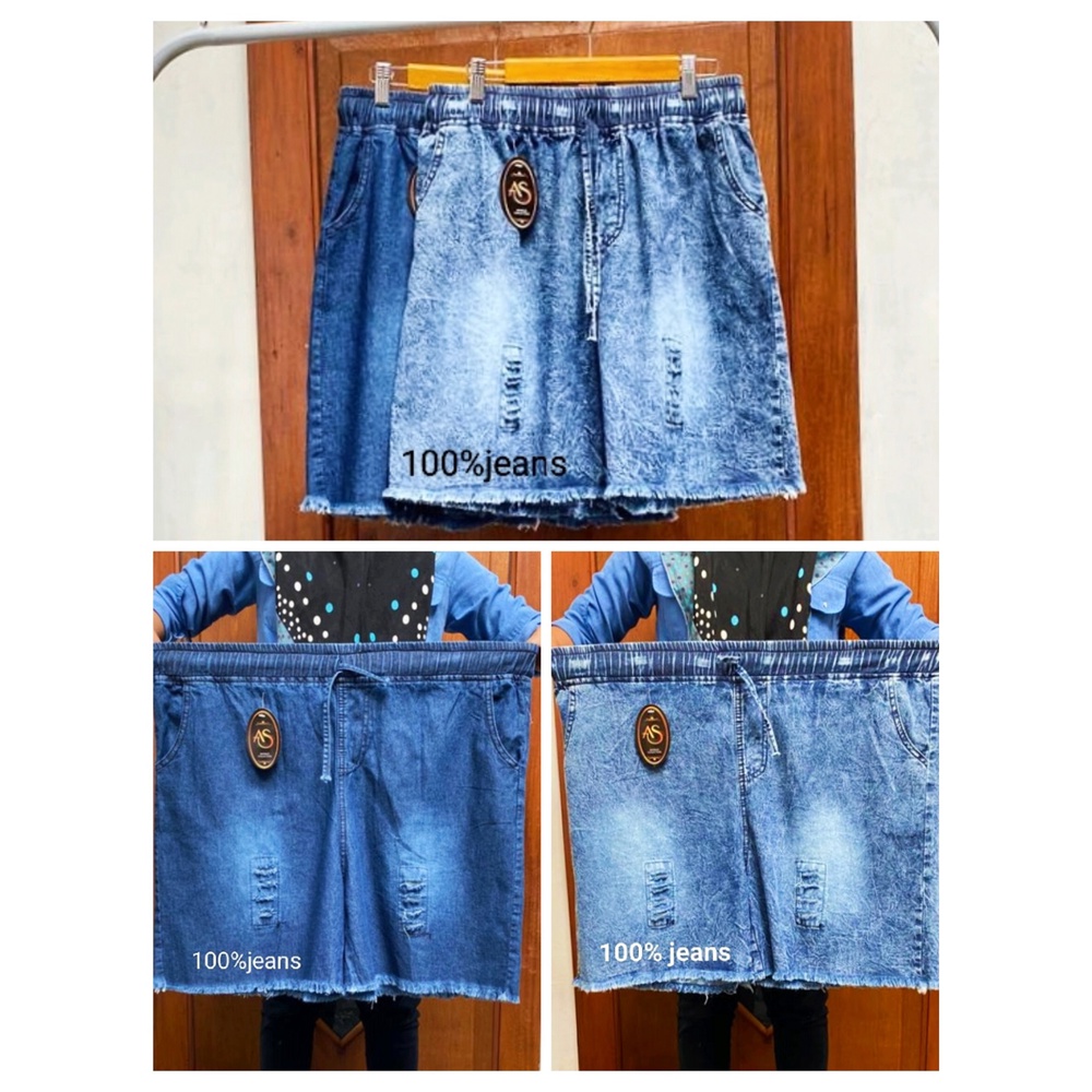 hot pants jeans celana pendek wanita super jumbo