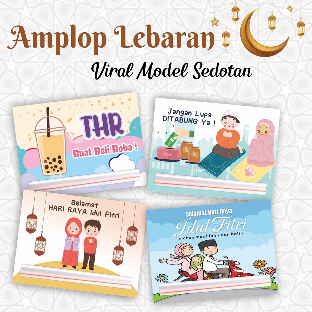 

ISI 12 !!! AMPLOP LEBARAN MODEL SEDOTAN VIRAL UNIK