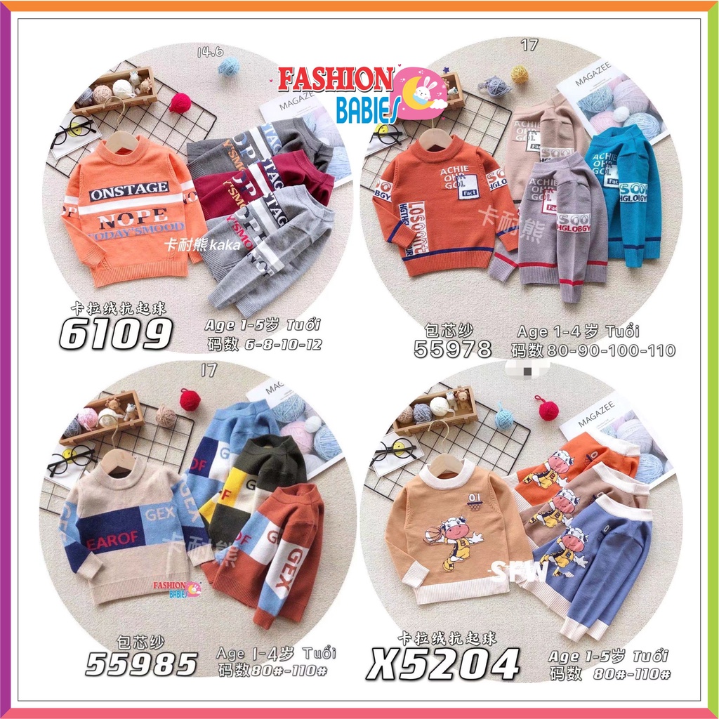 SWEATER PREMIUM IMPORT ANAK LAKI LAKI 0-3 TH ❤ Fashionbabies ❤